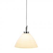 Jesco QAP125-WH/SN - Quick Adapt Low Voltage Pendant