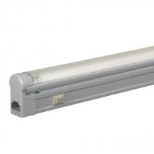 Jesco SG5A-21SW/30-SV - 21W Adjustable T5 Fluorescent Undercabinet Fixture 3000K With Rocker Switch