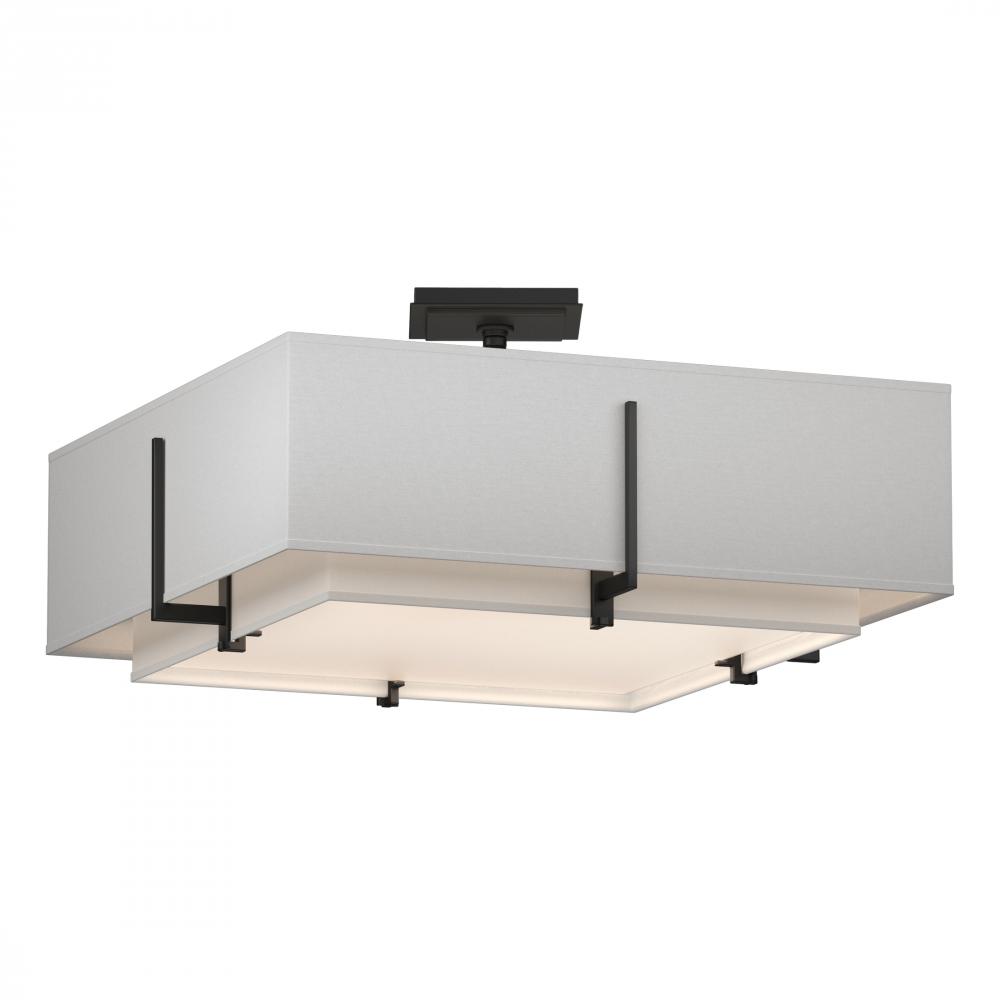 Exos Square Double Shade Semi-Flush