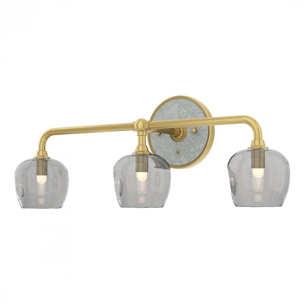 Ume 3-Light Curved Arm Bath Sconce