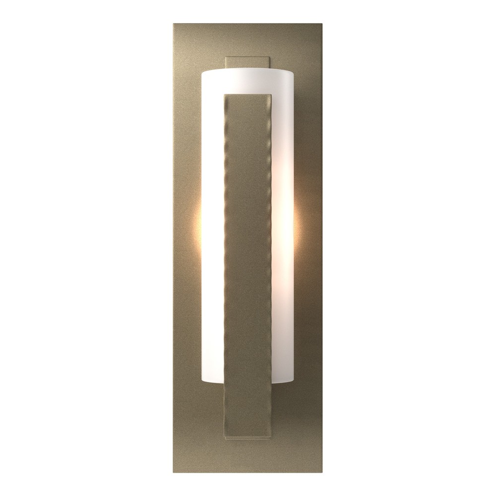 Forged Vertical Bar Sconce - Steel Backplate