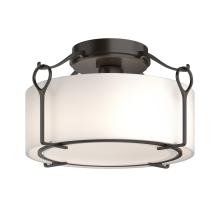 Hubbardton Forge 121142-SKT-14-GG0218 - Bow Medium Semi-Flush