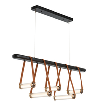 Hubbardton Forge 131053-LED-STND-10-27-LC-WB-ZM0704 - York Linear 5-Light LED Pendant