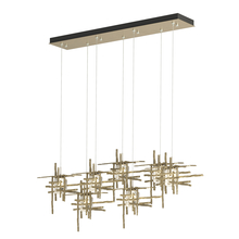 Hubbardton Forge 131095-SKT-STND-84-II0728 - Tura 7-Light Seeded Glass Pendant