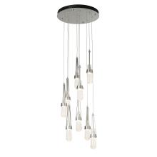 Hubbardton Forge 131100-SKT-STND-85-YG0434 - Link 9-Light Blown Glass Pendant