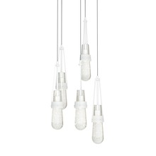 Hubbardton Forge 131120-SKT-LONG-02-YG0434 - Link 5-Light Blown Glass Pendant