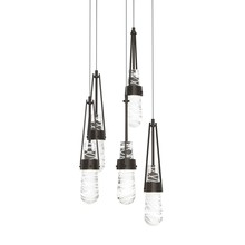 Hubbardton Forge 131120-SKT-LONG-14-YJ0434 - Link 5-Light Blown Glass Pendant