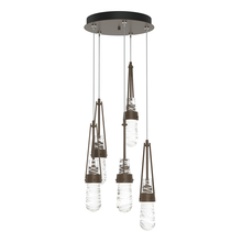 Hubbardton Forge 131120-SKT-STND-05-YJ0434 - Link 5-Light Blown Glass Pendant