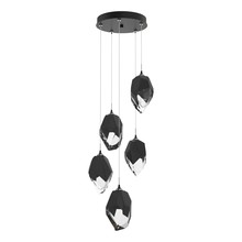 Hubbardton Forge 131138-SKT-LONG-89-BP0755 - Chrysalis 5-Light Large Crystal Pendant