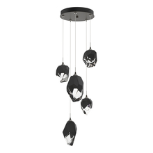 Hubbardton Forge 131139-SKT-STND-07-BP0756 - Chrysalis 5-Light Mixed Crystal Pendant