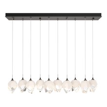 Hubbardton Forge 131143-SKT-LONG-14-WP0754 - Chrysalis 10-Light Small Crystal Pendant