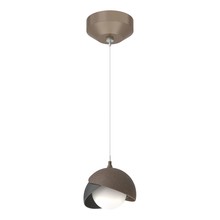 Hubbardton Forge 161183-SKT-STND-05-10-GG0711 - Brooklyn Double Shade Low Voltage Mini Pendant