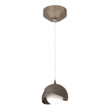 Hubbardton Forge 161183-SKT-STND-05-14-GG0711 - Brooklyn Double Shade Low Voltage Mini Pendant