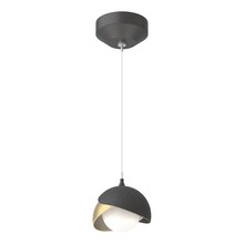 Hubbardton Forge 161183-SKT-STND-10-86-GG0711 - Brooklyn Double Shade Low Voltage Mini Pendant