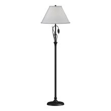 Hubbardton Forge 246761-SKT-10-SJ1755 - Forged Leaves and Vase Floor Lamp