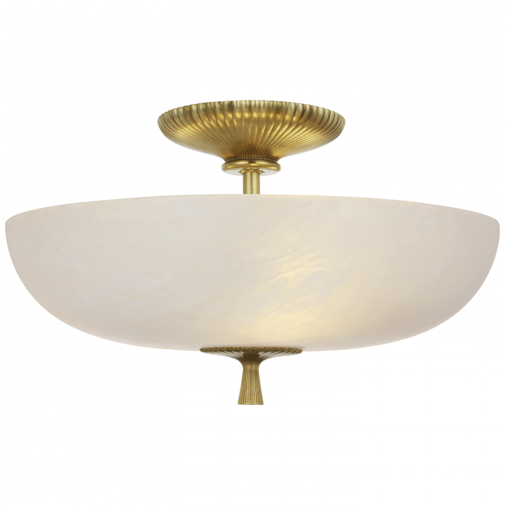 Pascal 14" Bowl Semi-Flush Mount