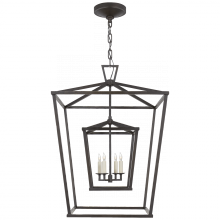 Visual Comfort & Co. Signature Collection RL CHC 2179AI - Darlana Large Double Cage Lantern