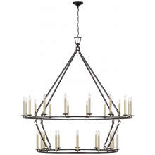 Visual Comfort & Co. Signature Collection RL CHC 5277AI - Darlana Oversized Two Tier Chandelier