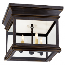 Visual Comfort & Co. Signature Collection RL CHO 4310BZ-CG - Club Small Square Flush Mount