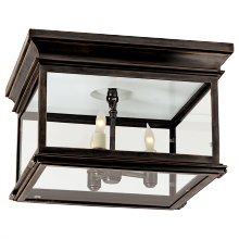 Visual Comfort & Co. Signature Collection RL CHO 4311BZ-CG - Club Large Square Flush Mount