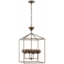 Visual Comfort & Co. Signature Collection RL JN 5302ABL - Alberto Medium Open Cage Lantern