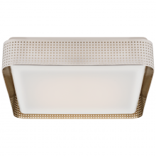 Visual Comfort & Co. Signature Collection RL KW 4084PN-WG - Precision 16" Square Flush Mount