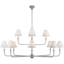 Visual Comfort & Co. Signature Collection RL TOB 5453SG-L - Piaf Grande Two-Tier Chandelier