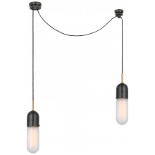 Visual Comfort & Co. Signature Collection RL TOB 5645BZ/HAB-FG-2 - Junio 2-Light Chandelier