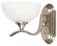 Yosemite Lighting 1391SN - Nickel Bathroom Sconce