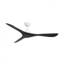 Modern Forms US - Fans Only FR-D2504-60-MW/MB - Carve 60 Downrod Ceiling Fan