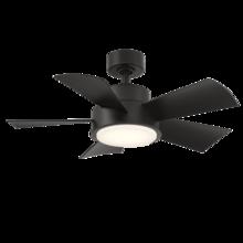 Modern Forms US - Fans Only FR-W1802-38L-MB - Vox Downrod ceiling fan