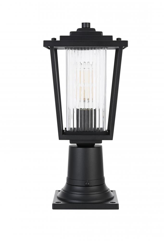 York 7 inch Outdoor Pendant in Black