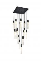 Elegant 2088G30BK - Aurora 30 inch Pendant in Black