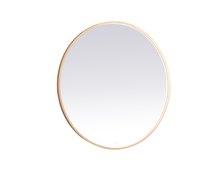 Elegant MRE63036BR - Pier 30x36 Inch LED Mirror with Adjustable Color Temperature 3000k/4200k/6400k in Brass