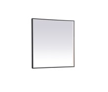 Elegant MRE63636BK - Pier 36x36 inch LED mirror with adjustable color temperature 3000K/4200K/6400K in black