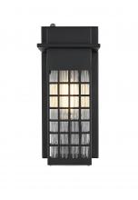 Elegant OD360W12BK - Palmer 7 inch Outdoor Pendant in Black