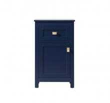 Elegant SC011830BL - 18 Inch Wide Bathroom Storage Freedstanding Cabinet In Blue