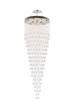 Elegant V2006G32C/RC - Galaxy 16 Light Chrome Chandelier Clear Royal Cut Crystal