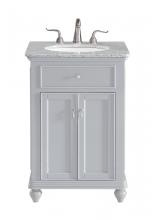 Elegant VF12324GR - 24 In. Single Bathroom Vanity Set in Light Grey