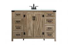 Elegant VF90248NT - 48 Inch Single Bathroom Vanity in Natural Oak