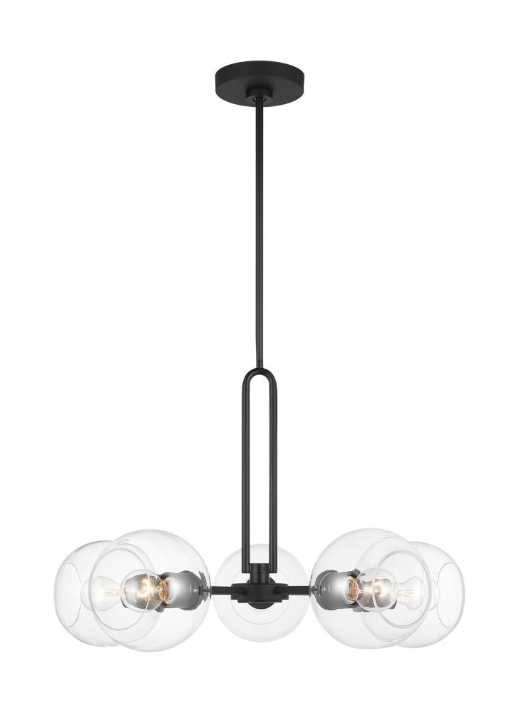 Five Light Medium Chandelier