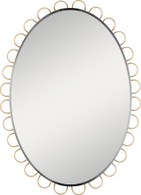 Visual Comfort & Co. Studio Collection KSMR102GD - TIRRENO 24X31 OVAL MIRROR GD