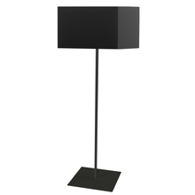 Dainolite MM201F-BK-797 - 1LT Square Floor Lamp w/ JTone Black Shade