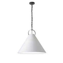 Dainolite PCN-241P-MB-790 - 1LT Incand Pendant, MB w/ WH Shade