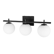 Dainolite VAD-233W-MB - 3 Light Halogen Vanity, Matte Black