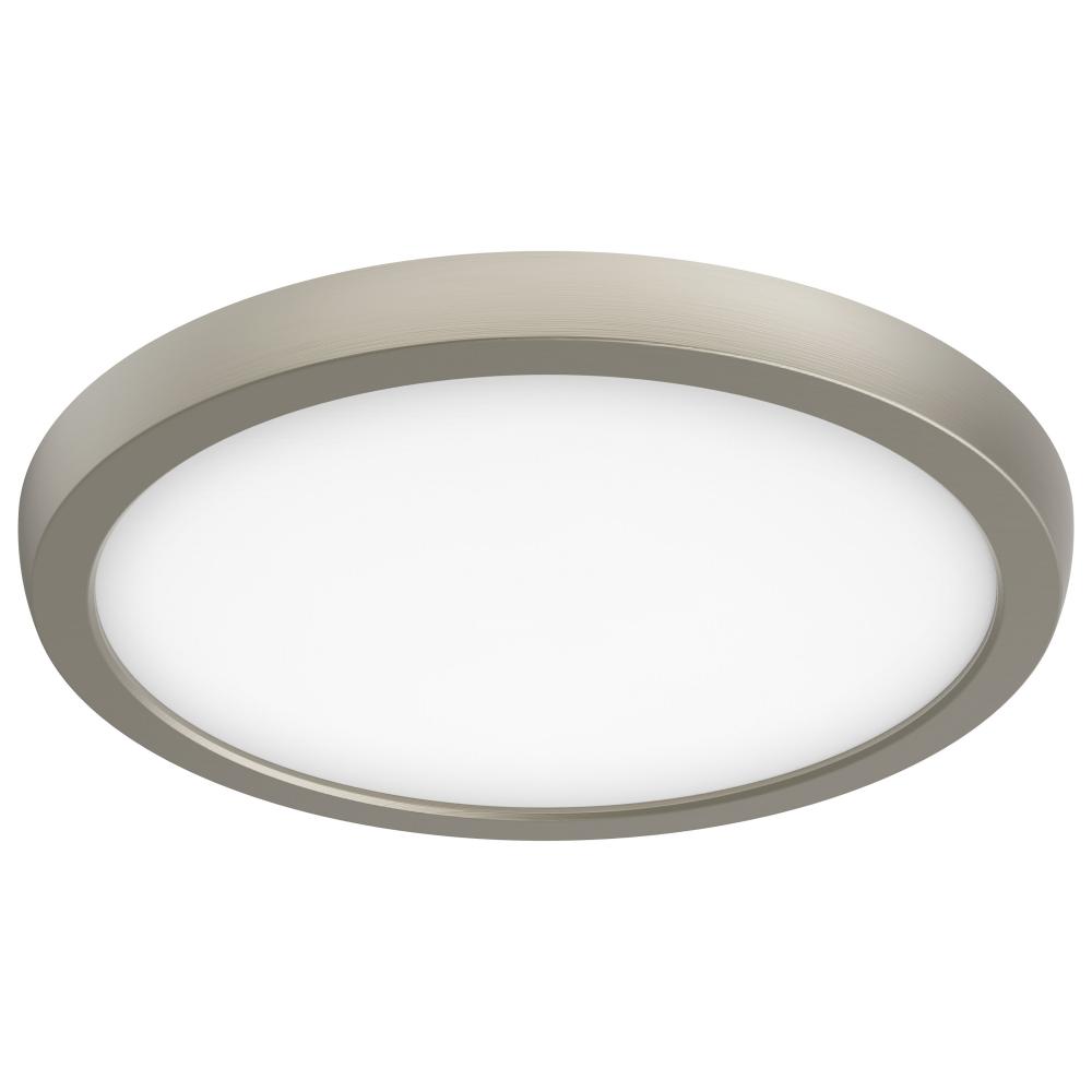 Blink Pro - 13W; 9in; LED Fixture; CCT Selectable; Round Shape; Brushed Nickel Finish; 120V