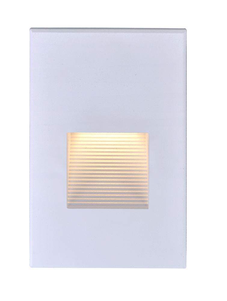 LED Vertical Step Light - 3W - 3000K - White Finish - 120V