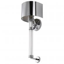 Nuvo 60/7755 - Teagon 1 Light Wall Sconce; Polished Nickel Finish; Metal Shade