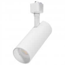 Nuvo TH713 - 20 Watt LED Track Head; 48 Degree Beam Spread; 5 CCT Selectable; Matte White Finish