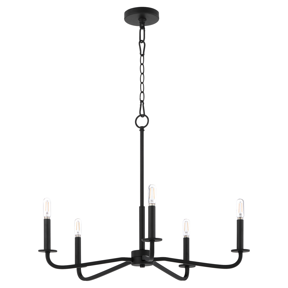 RUTHERFORD 5LT CHANDELIER - MB